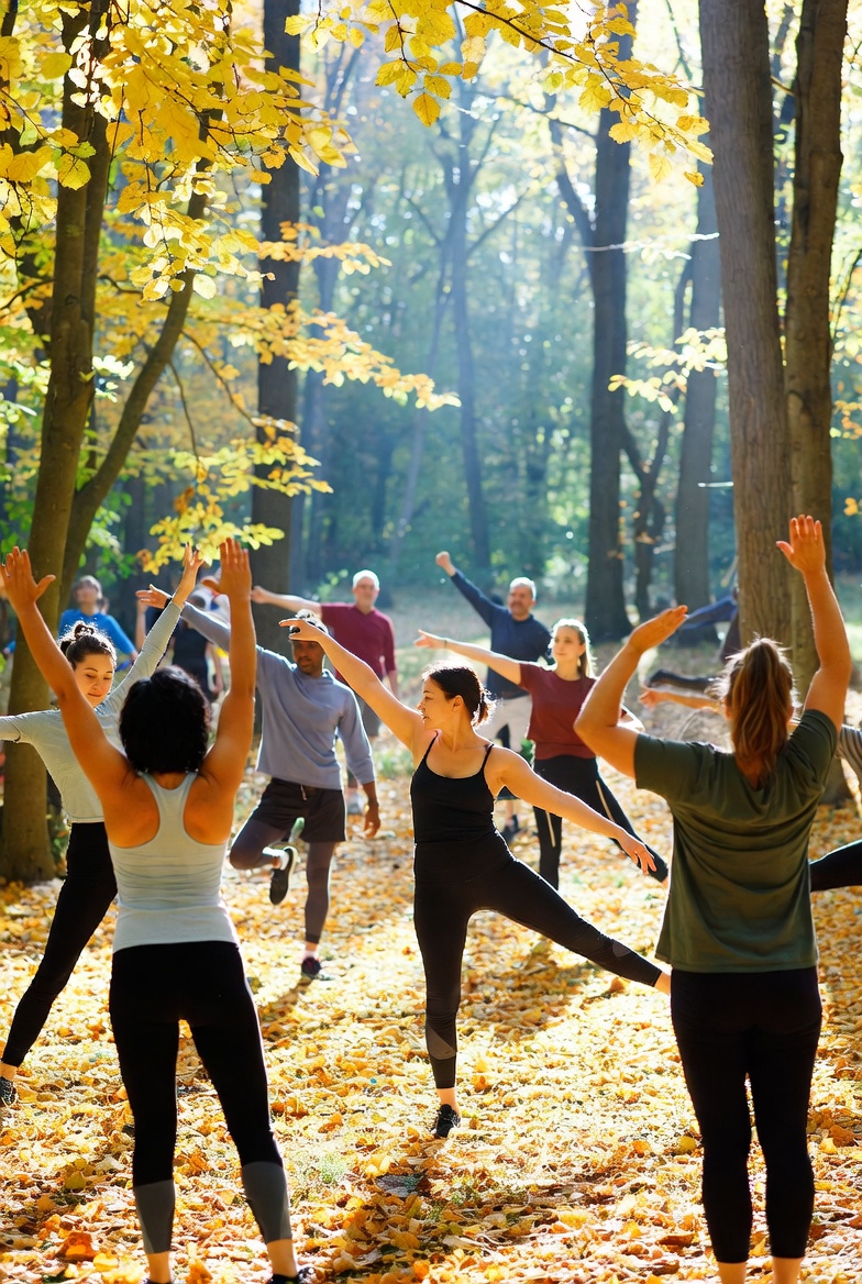 Person balancing daily lifestyle pillars of movement, nutrition, and rest